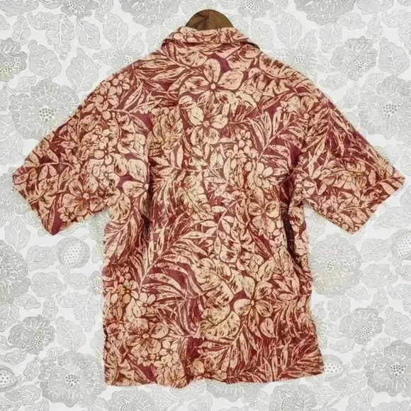 Vintage Cooke Street Honolulu‎  USA Hawaiian Button down Short sleeve Men's L - Picture 2 of 5